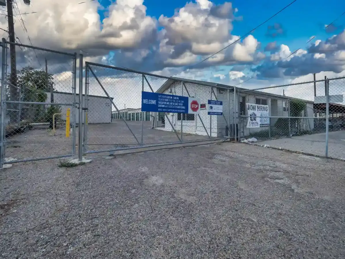My Garage gated entrance