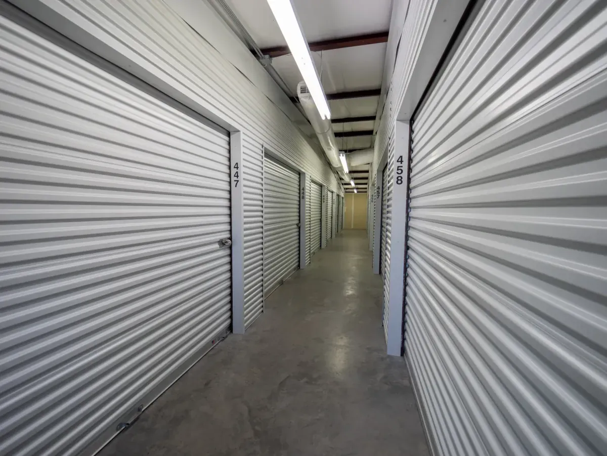 Indoor storage units at Copperas Cove, TX facility.