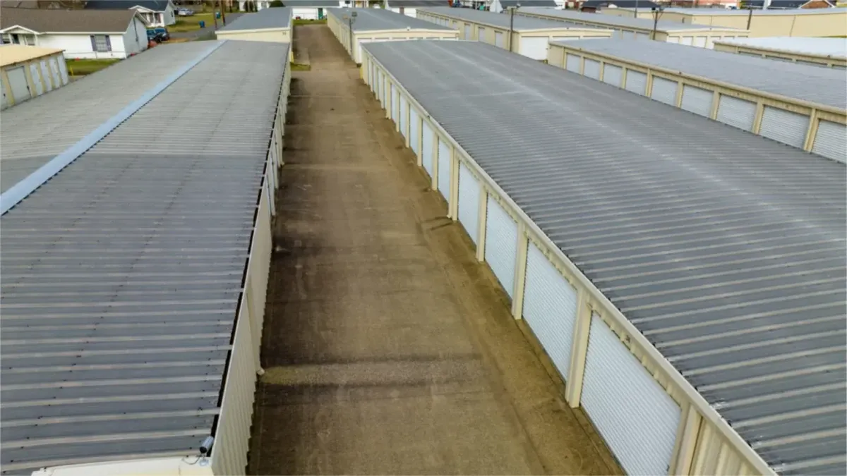 Outdoor storage at Rusk, TX self storage facility.