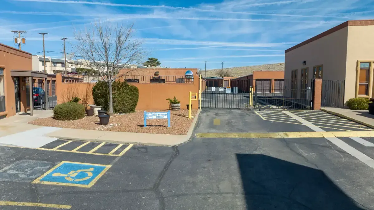 Outdoor storage at El Paso, TX Remcon Circle facility.