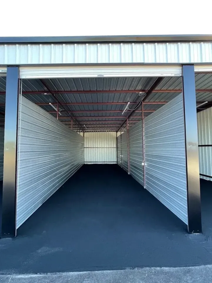 Large rollup parking unit.